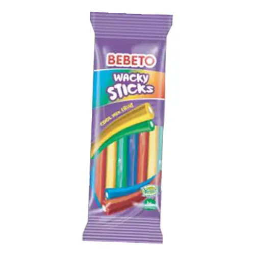 Wacky Sticks Karışık Meyve (Sade)